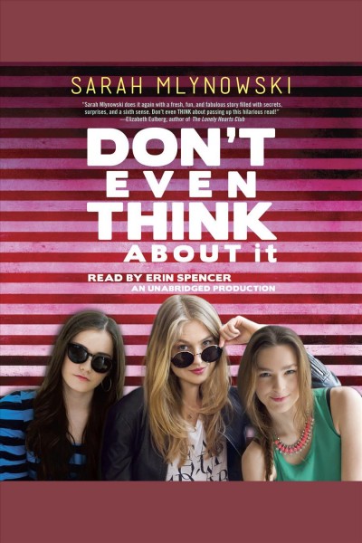 Don't even think about it / Sarah Mlynowski.